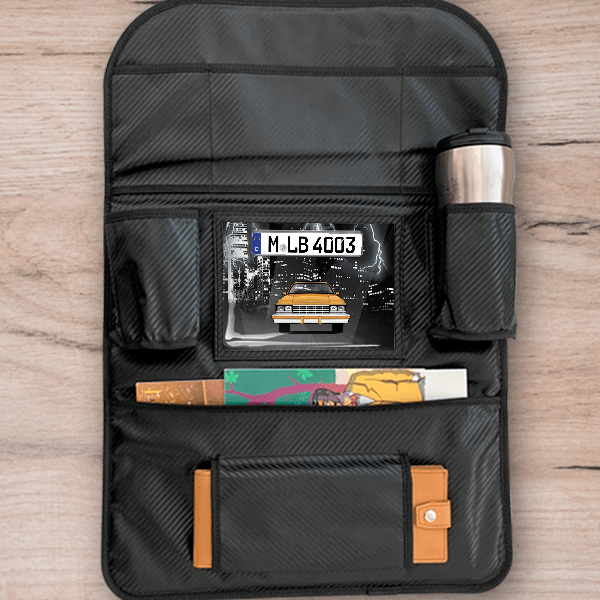El Camino Rücksitz Organizer personalisiert mit deinem Auto u. Kennzeichen!