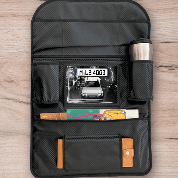 Courier Rücksitz Organizer personalisiert mit deinem Auto u. Kennzeichen!