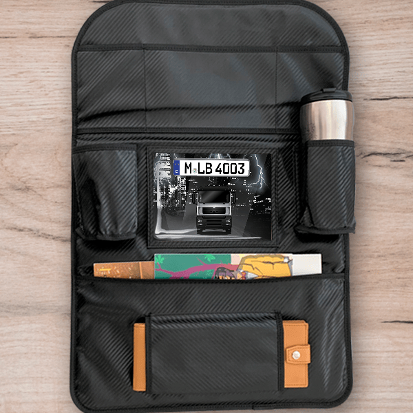 TGA 18.130 Rücksitz Organizer personalisiert mit deinem LKW u. Kennzeichen!