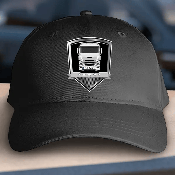 TGX 18.480 Basecap personalisiert mit deinem LKW u. Kennzeichen!