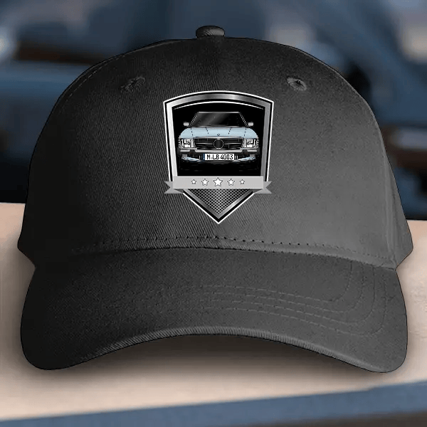 450 SLC Basecap personalisiert mit deinem Auto u. Kennzeichen!