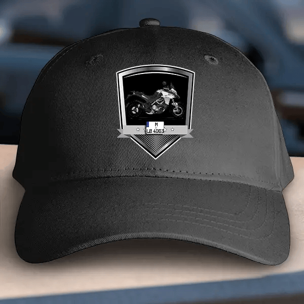 Multistrada 1260 Pikes Peak Basecap personalisiert mit deinem Motorrad u. Kennzeichen!