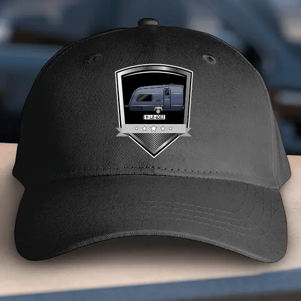 Daystar Basecap personalisiert mit deinem Wohnwagen u. Kennzeichen!