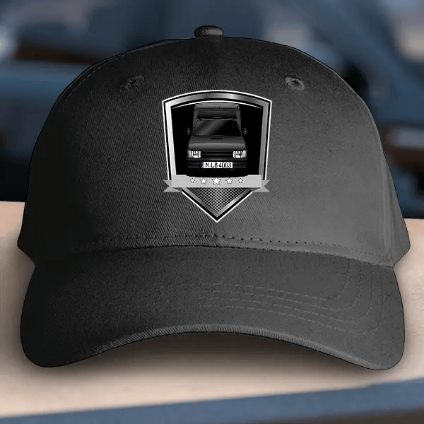Fiorino Basecap personalisiert mit deinem Auto u. Kennzeichen!