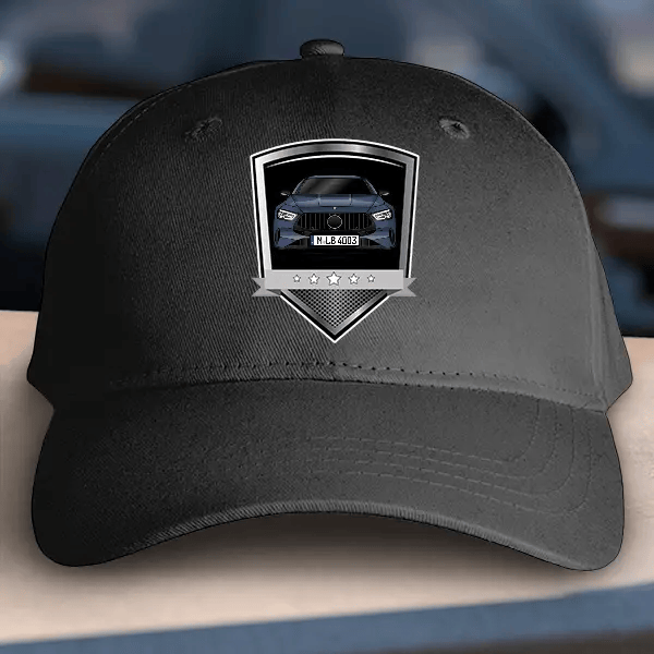AMG GT 63 S Basecap personalisiert mit deinem Auto u. Kennzeichen!