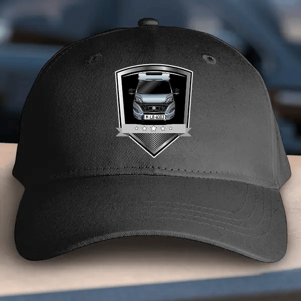 600 Basecap personalisiert mit deinem Wohnwagen u. Kennzeichen!