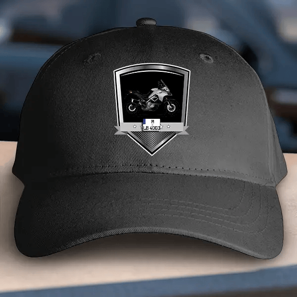 Multistrada 950 S Basecap personalisiert mit deinem Motorrad u. Kennzeichen!