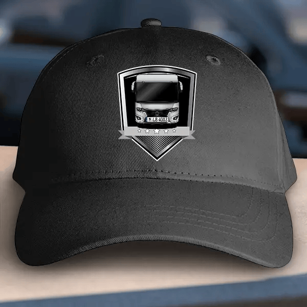 8400 Platin Plus Basecap personalisiert mit deinem Wohnwagen u. Kennzeichen!