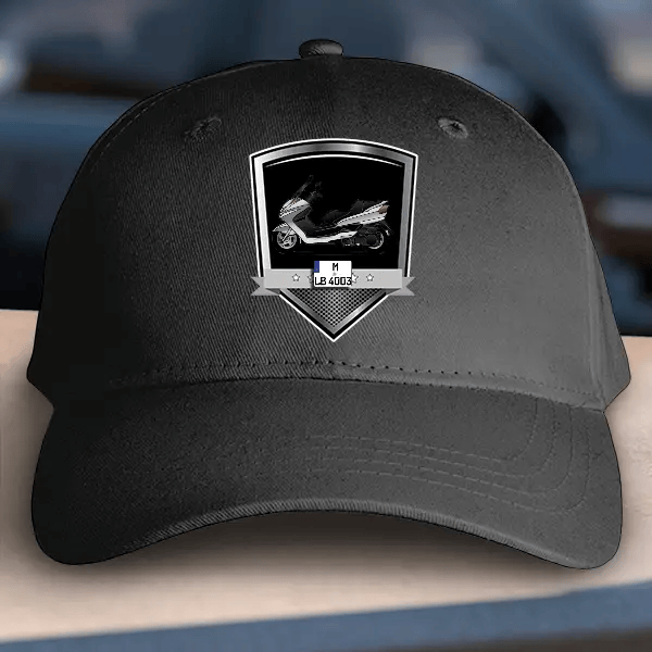 YP250 Basecap personalisiert mit deinem Motorrad u. Kennzeichen!