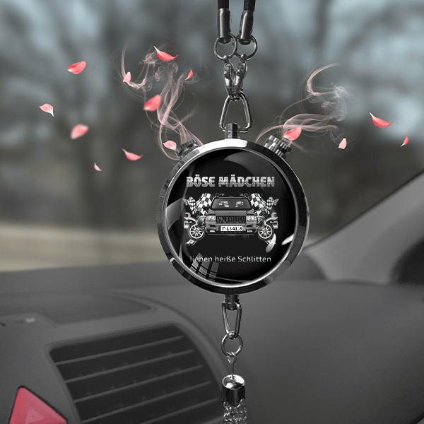 Grand Cherokee Autoduft personalisiert mit Auto u. Kennzeichen! Schwarz, S