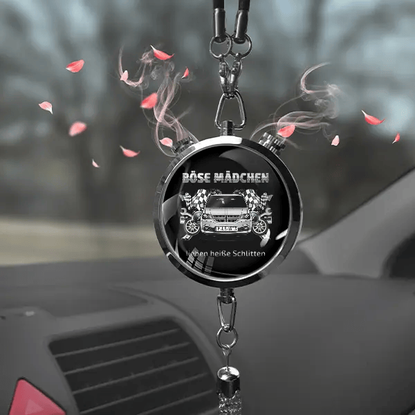 Grand Caravan Autoduft personalisiert mit Auto u. Kennzeichen! Schwarz, S