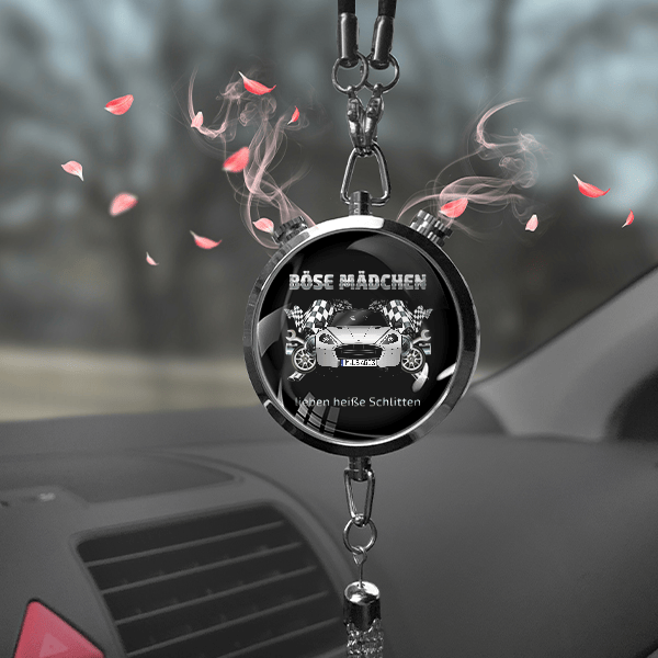 Rapide Autoduft personalisiert mit Auto u. Kennzeichen! Schwarz, S