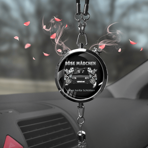 Cinquecento Autoduft personalisiert mit Auto u. Kennzeichen! Schwarz, S