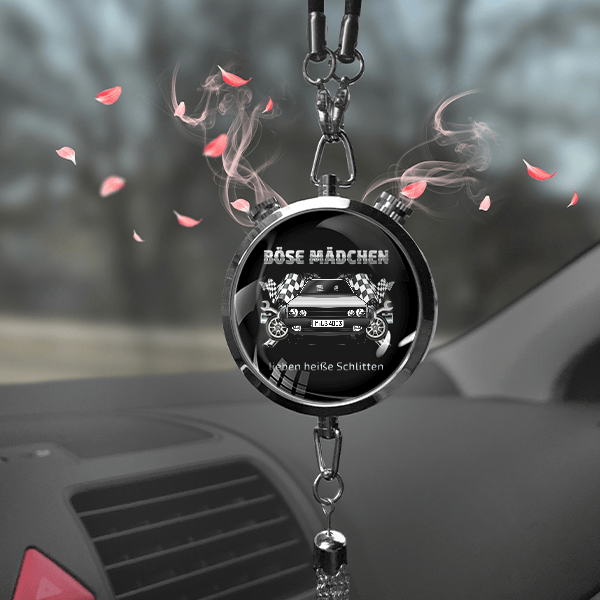 Ritmo Autoduft personalisiert mit Auto u. Kennzeichen! Schwarz, S
