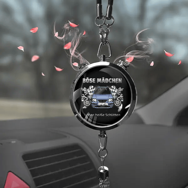 Atos Prime Autoduft personalisiert mit Auto u. Kennzeichen! Schwarz, S