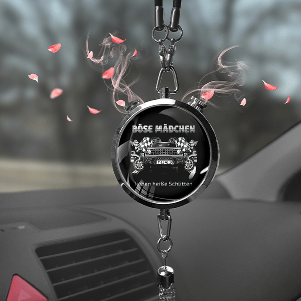 Bronco Sport Autoduft personalisiert mit Auto u. Kennzeichen! Schwarz, S