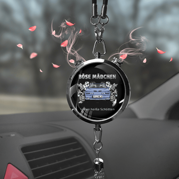 Firebird Cabriolet Autoduft personalisiert mit Auto u. Kennzeichen! Schwarz, S