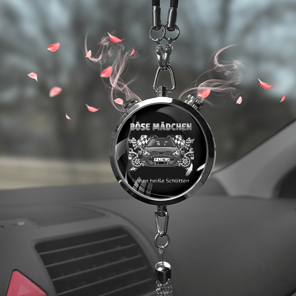 207 Autoduft personalisiert mit Auto u. Kennzeichen! Schwarz, S