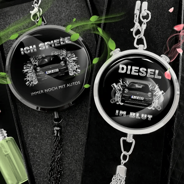 911 991 Autoduft personalisiert mit Auto u. Kennzeichen! Schwarz, S