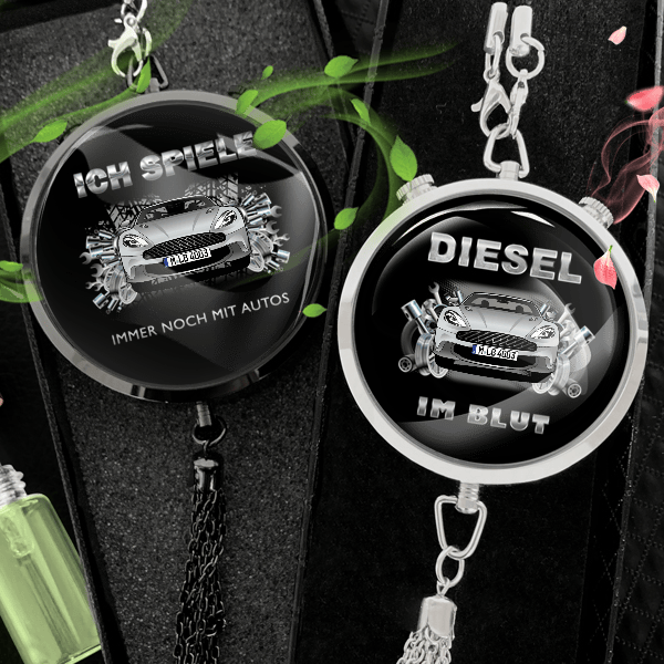 Vanquish Cabriolet Autoduft personalisiert mit Auto u. Kennzeichen! Schwarz, S