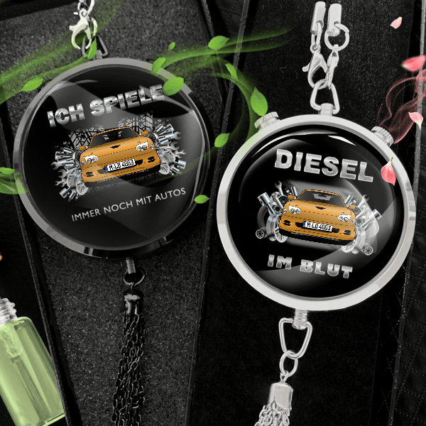 3000GT Autoduft personalisiert mit Auto u. Kennzeichen! Schwarz, S