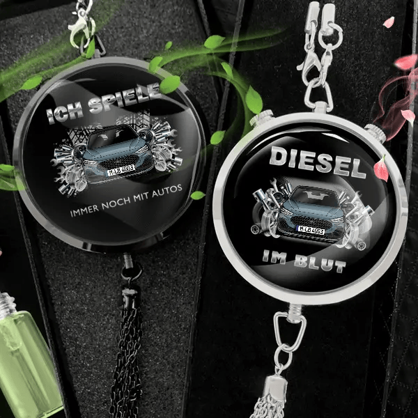 Focus ST Autoduft personalisiert mit Auto u. Kennzeichen! Schwarz, S