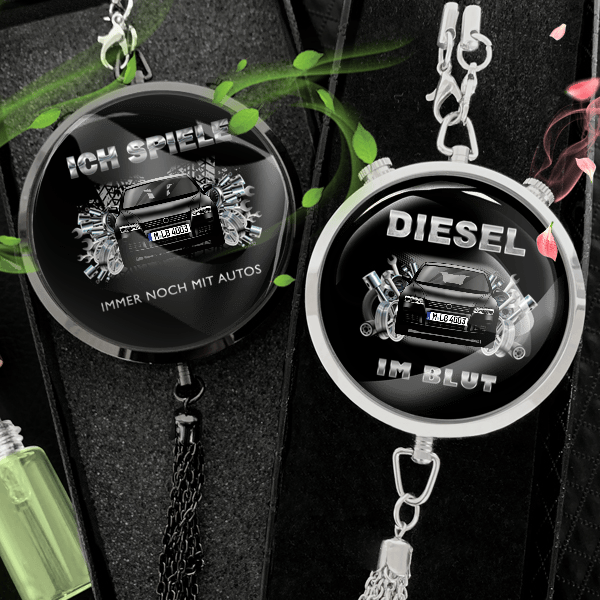 Stilo Autoduft personalisiert mit Auto u. Kennzeichen! Schwarz, S