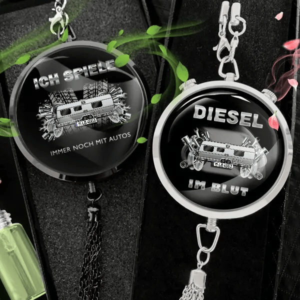 650 Autoduft personalisiert mit Wohnwagen u. Kennzeichen! Schwarz, S