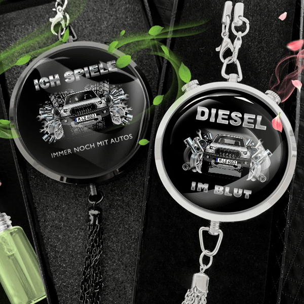 Ranger Double Cab Autoduft personalisiert mit Auto u. Kennzeichen! Schwarz, S