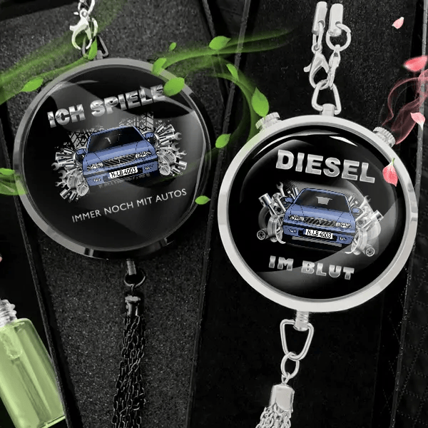 Kappa Coupe Autoduft personalisiert mit Auto u. Kennzeichen! Schwarz, S