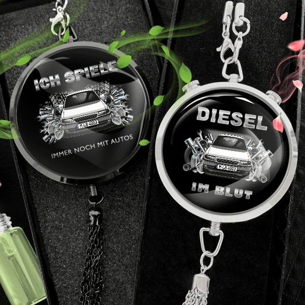 Astra Caravan Autoduft personalisiert mit Auto u. Kennzeichen! Schwarz, S