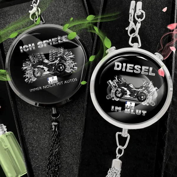 Ninja H2 Autoduft personalisiert mit Motorrad u. Kennzeichen! Schwarz, S