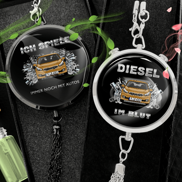 Ceed Caravan Autoduft personalisiert mit Auto u. Kennzeichen! Schwarz, S