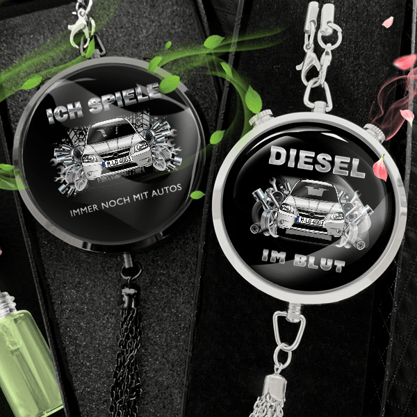 Tribute Autoduft personalisiert mit Auto u. Kennzeichen! Schwarz, S