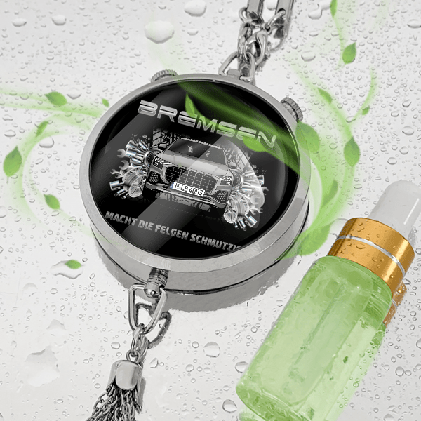 SQ8 Autoduft personalisiert mit Auto u. Kennzeichen! Chrom, S
