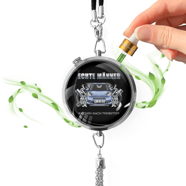 C1 (3-Türer) Autoduft personalisiert mit Auto u. Kennzeichen! Chrom, S