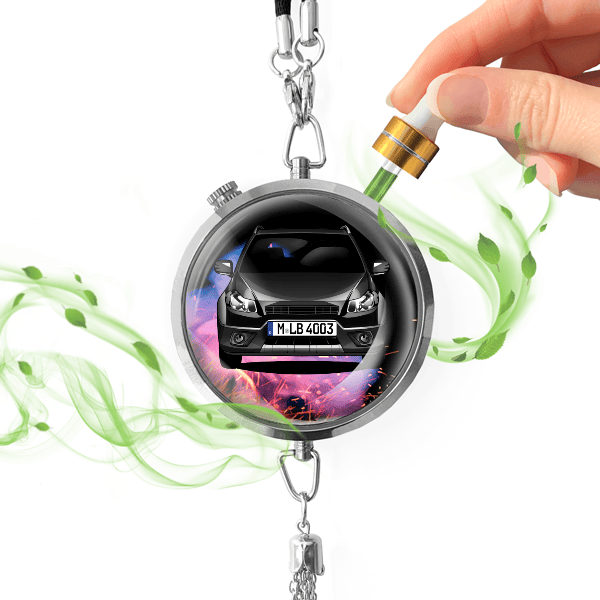 Sedici Autoduft personalisiert mit Auto u. Kennzeichen! Chrom, S