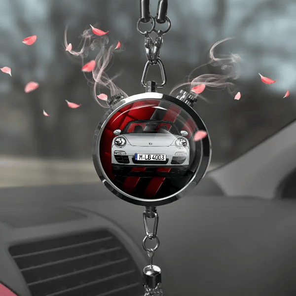 911 997.2 Carrera S Cabriolet Autoduft personalisiert mit Auto u. Kennzeichen! Chrom, S