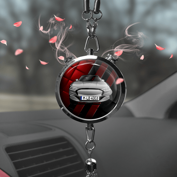 Mustang Mach-E Autoduft personalisiert mit Auto u. Kennzeichen! Chrom, S