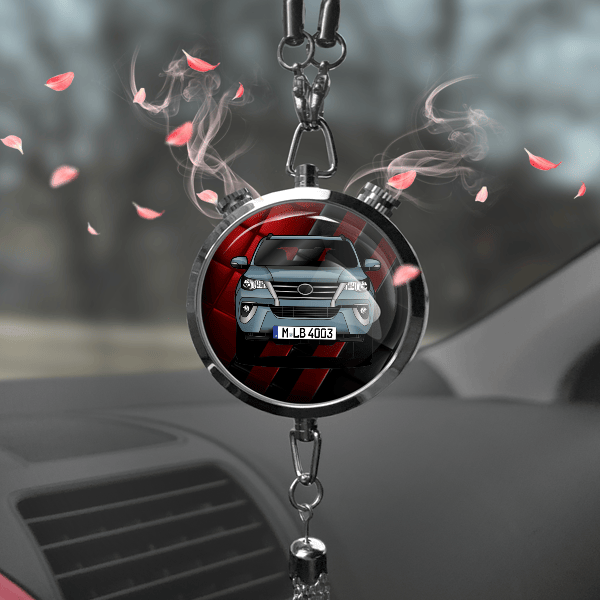 Fortuner Autoduft personalisiert mit Auto u. Kennzeichen! Chrom, S