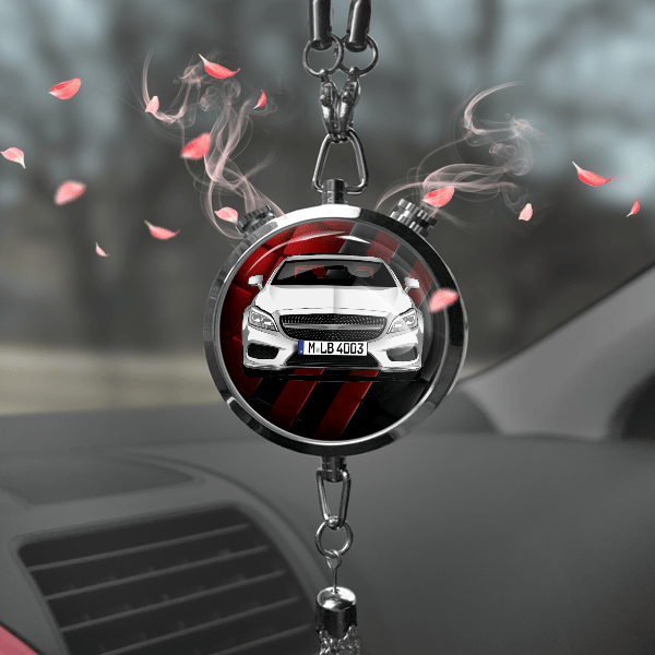 CLS Autoduft personalisiert mit Auto u. Kennzeichen! Chrom, S