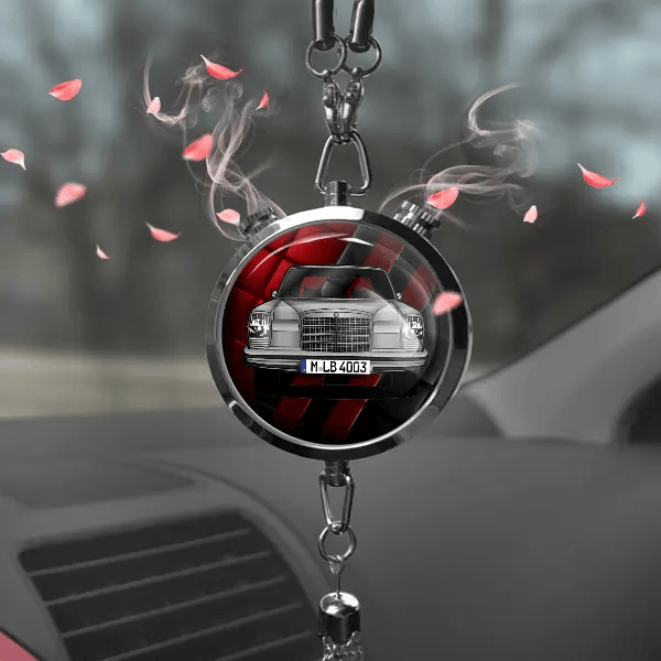 W 114 230 8 Autoduft personalisiert mit Auto u. Kennzeichen! Chrom, S