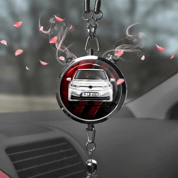 ID.3 Autoduft personalisiert mit Auto u. Kennzeichen! Chrom, S