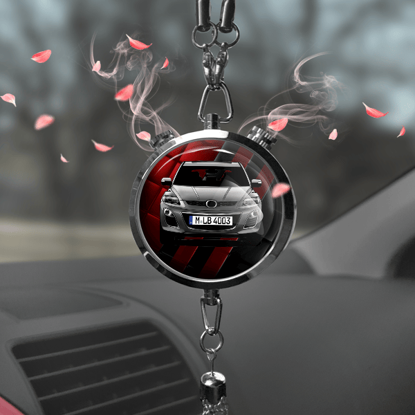 CX-7 Autoduft personalisiert mit Auto u. Kennzeichen! Chrom, S