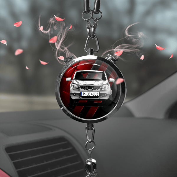 Qashqai Autoduft personalisiert mit Auto u. Kennzeichen! Chrom, S