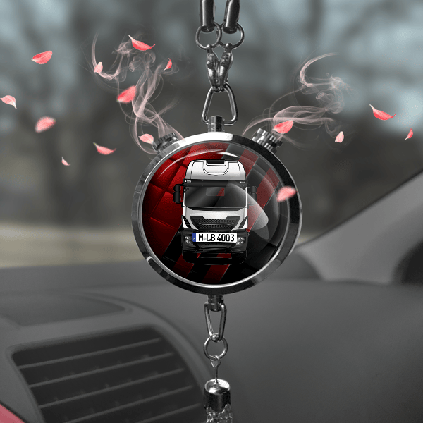 Stralis X-Way Autoduft personalisiert mit LKW u. Kennzeichen! Chrom, S