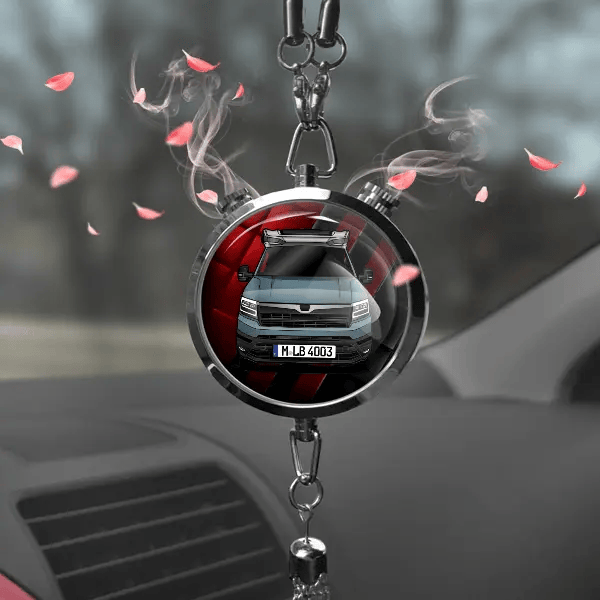 VAN TI 640 MEG Autoduft personalisiert mit Wohnwagen u. Kennzeichen! Chrom, S