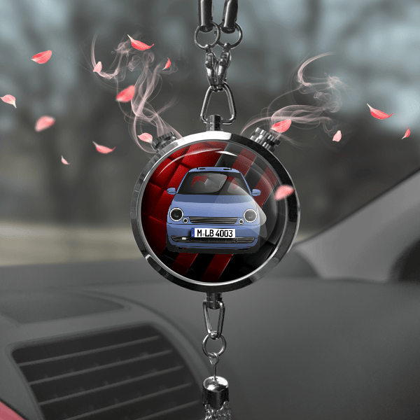 Lupo Autoduft personalisiert mit Auto u. Kennzeichen! Chrom, S