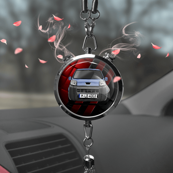 Bipper Autoduft personalisiert mit Auto u. Kennzeichen! Chrom, S