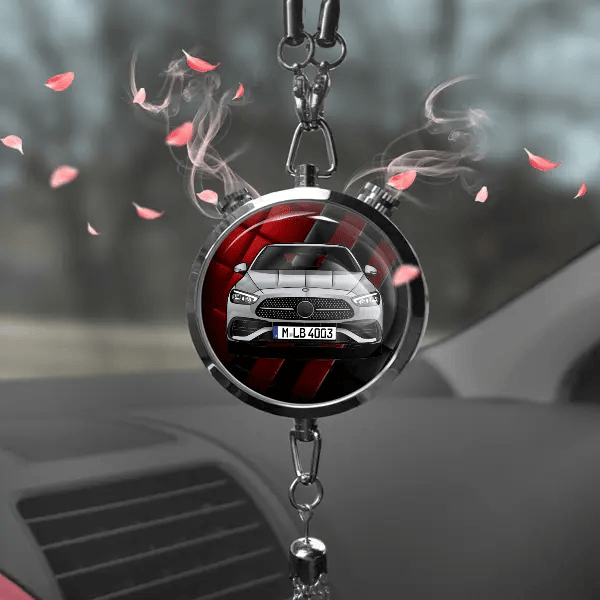 C 180 Autoduft personalisiert mit Auto u. Kennzeichen! Chrom, S